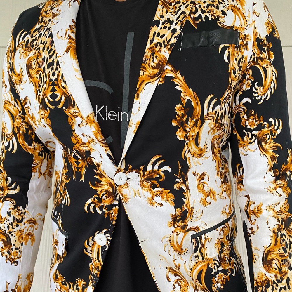 Men’s suit jacket + vest